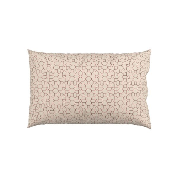 VA Chinoiserie Charm Pair of Standard Pillowcases Red | Bed Sava