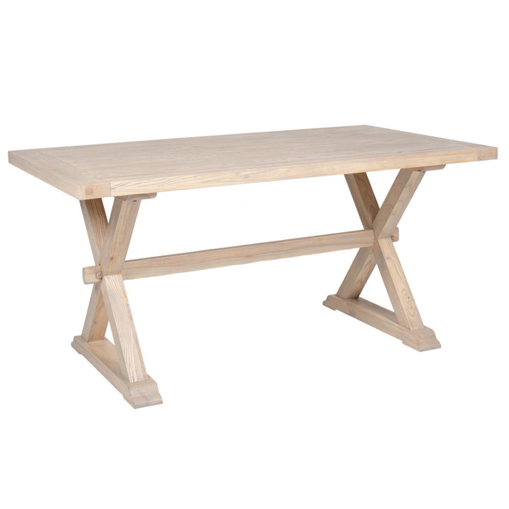 Valencia Wooden Small Rectangular Dining Table In Natural