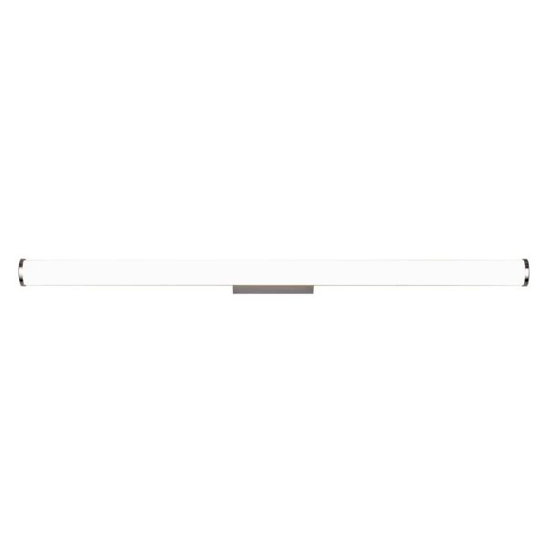 Veritas Opal Polycarbonate Bathroom Wall Light In Chrome | Bed Sava