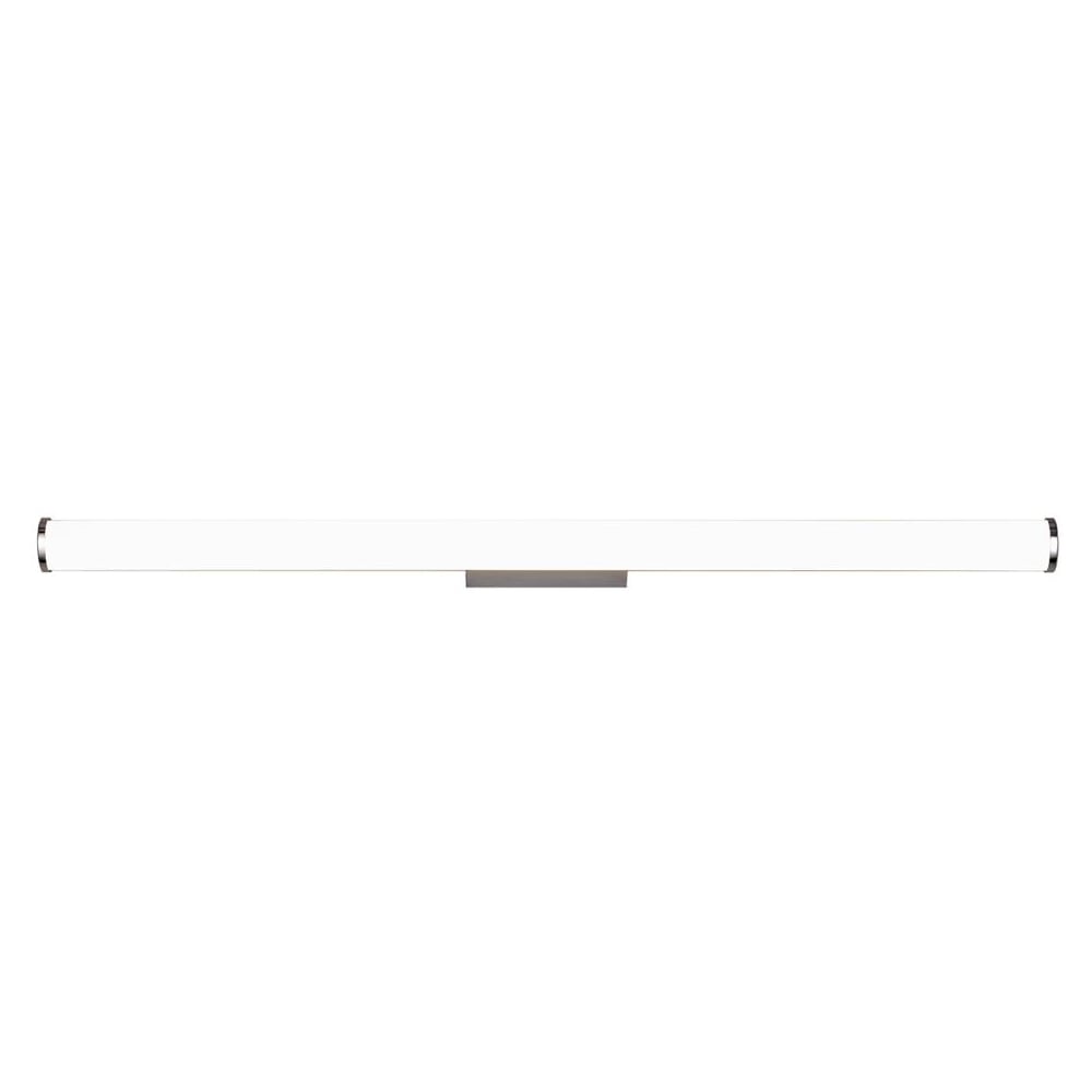 Veritas Opal Polycarbonate Bathroom Wall Light In Chrome
