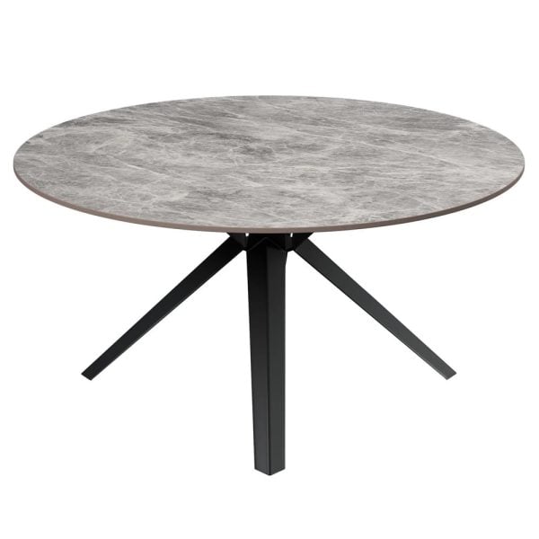 Villanova Sintered Ceramic Coffee Table In Gloss Grey | Bed Sava