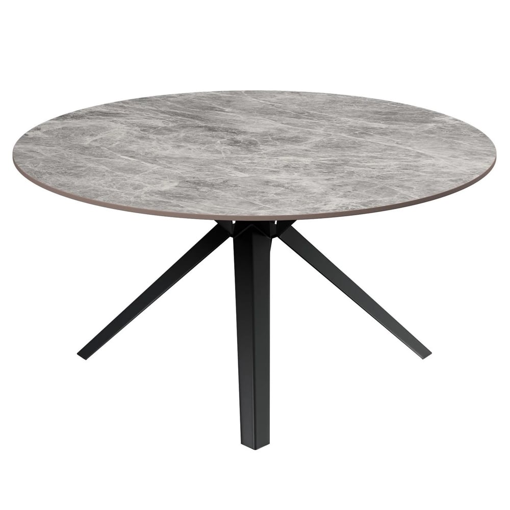 Villanova Sintered Ceramic Coffee Table In Gloss Grey