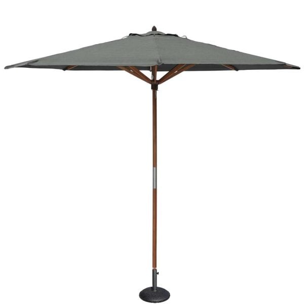 Walsall Polyester Fabric Garden Parasol In Grey 27m | Bed Sava