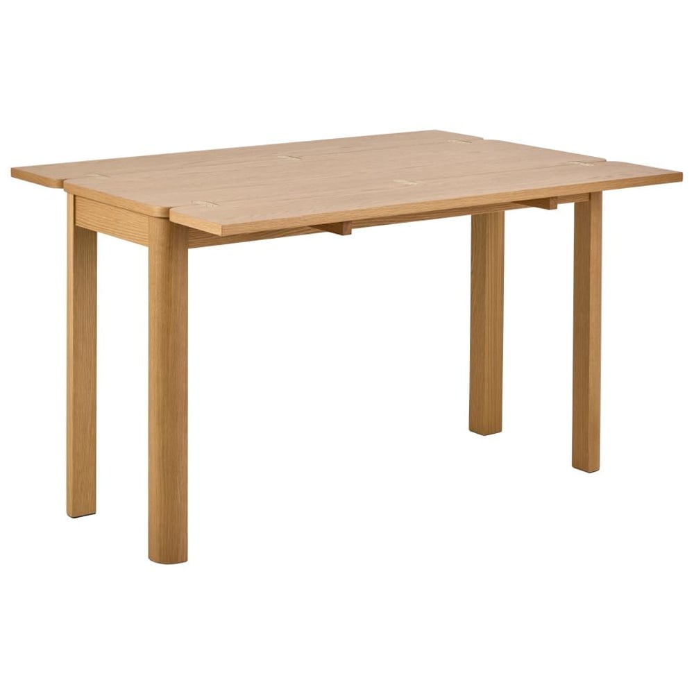 Watseka Wooden Extending Dining Table In Matt Oak