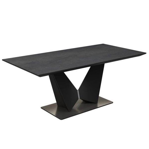 Westbury Ceramic Coffee Table In Matt Grey | Bed Sava