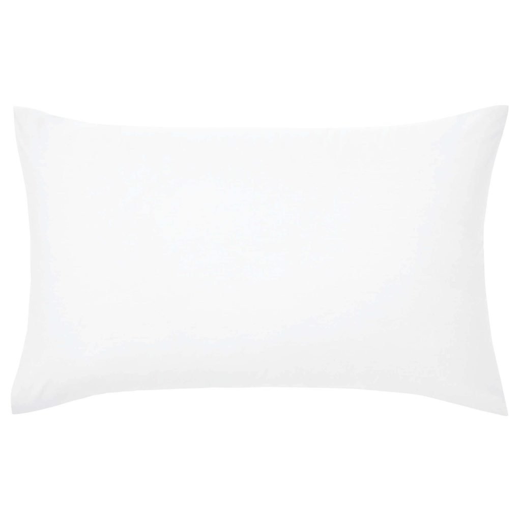 1951 50/50 Percale Standard Pillowcase, White