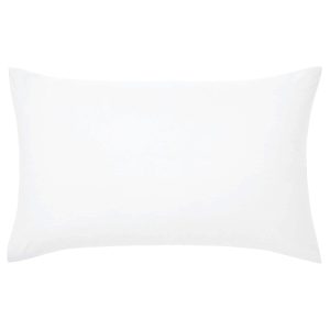 1951 5050 Percale Standard Pillowcase White | Bed Sava