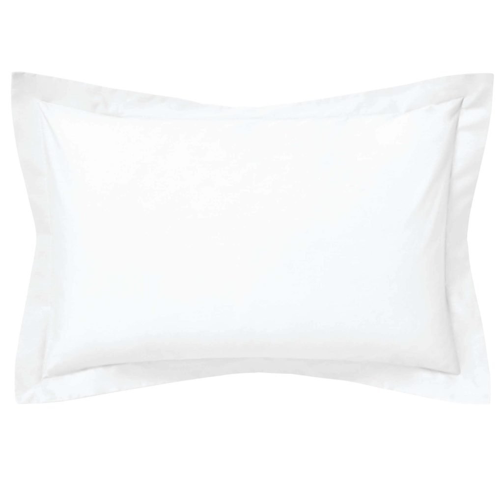 1951 50/50 Percale Oxford Pillowcase, White