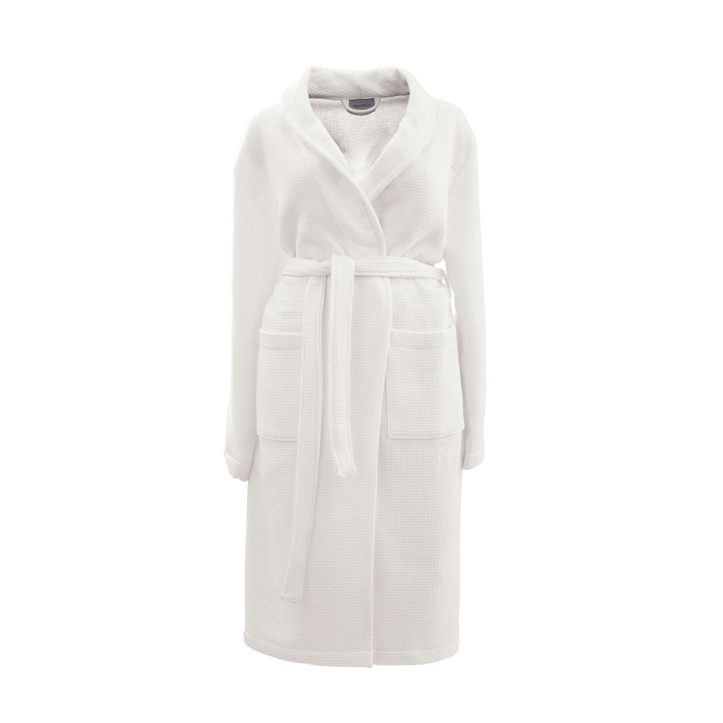 Murmur Spa Collection Waffle Robe - Large/Extra Large, White