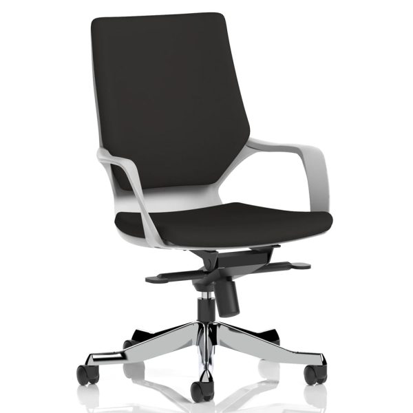 Xenia Fabric Office Chair With Arms In Rivet Fuse | Bed Sava