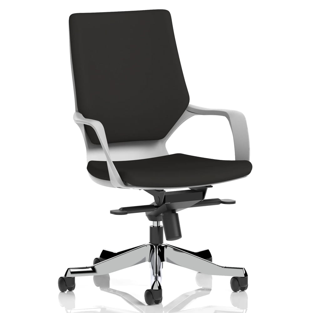 Xenia Fabric Office Chair With Arms In Rivet Fuse