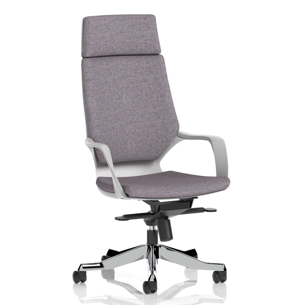 Xenia High Back Fabric Office Chair With Arms In Fuse