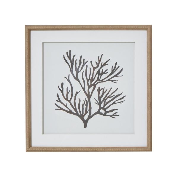 Reef Coral Art Mounted In Beaded Frame | Bed Sava