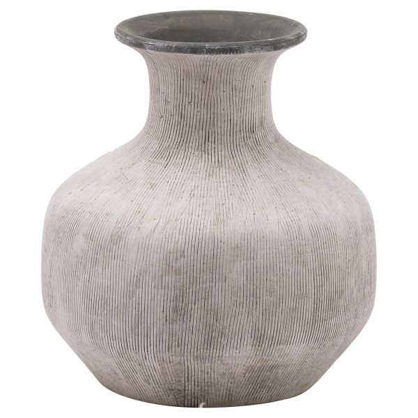 Bloomville Squat Stone Vase | Bed Sava
