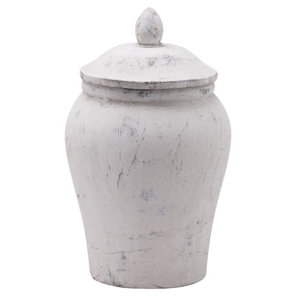 Bloomville Stone Ginger Jar | Bed Sava