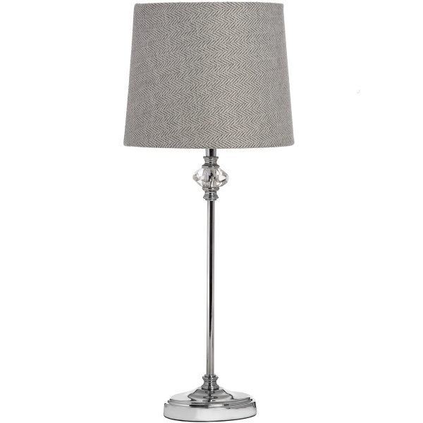 Florence Chrome Table Lamp | Bed Sava
