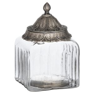 Moroccan Style Lidded Medium Display Jar | Bed Sava