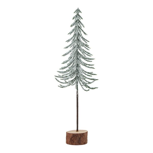 Small Snowy Spindle Tree In Wood Log | Bed Sava