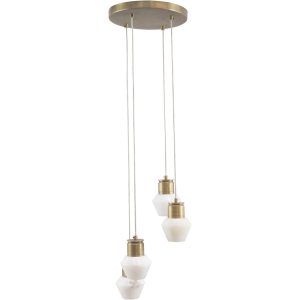 Allegra 4 Light Alabaster Pendant | Bed Sava