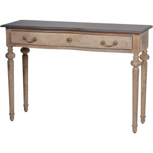 Laura Ashley Natural Wood Swannington Console Table | Bed Sava