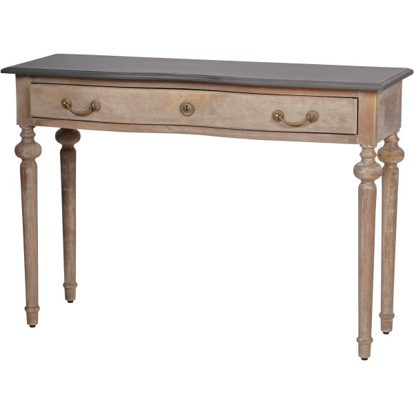 Laura Ashley Natural Wood Swannington Console Table | Bed Sava