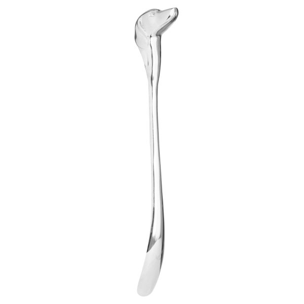 Silver Nickel Dog Head Detail Shoe Horn | Bed Sava