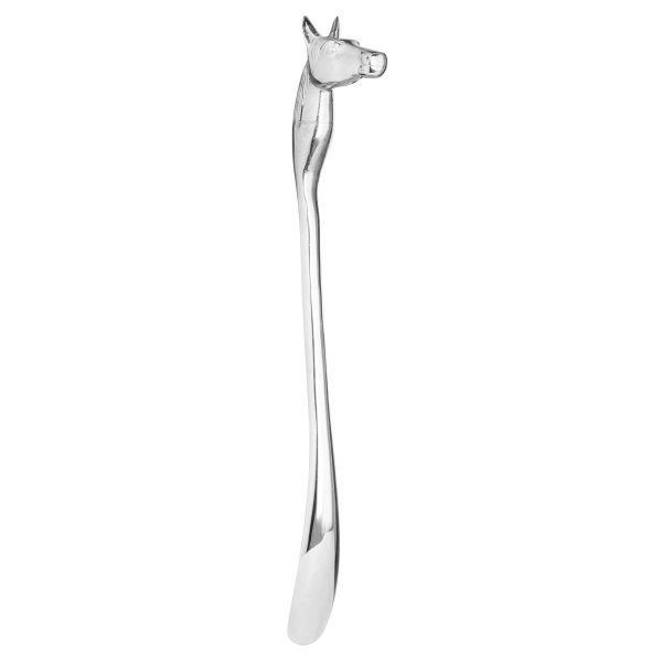 Silver Nickel Horse Head Detail Shoe Horn | Bed Sava