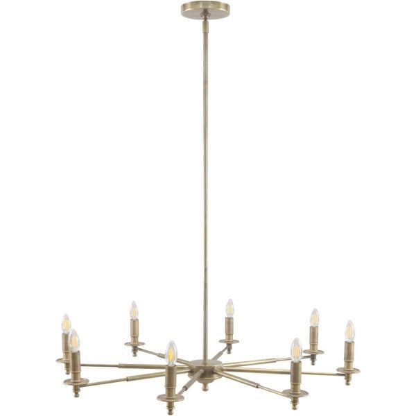 Blythe Light Brass Chandelier | Bed Sava