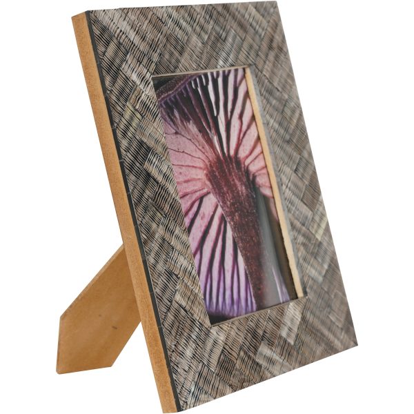 Herringbone Brown Horn Photo Frame | Bed Sava