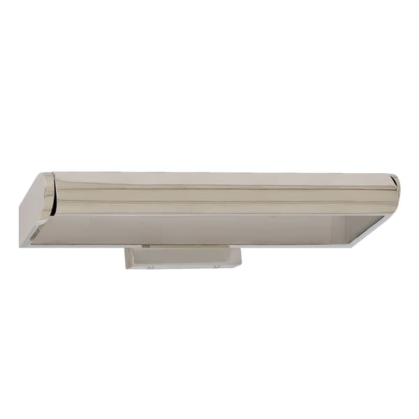 David Wall Light Nickel, Picture Light, Large, Polished Nickel - Andrew Martin