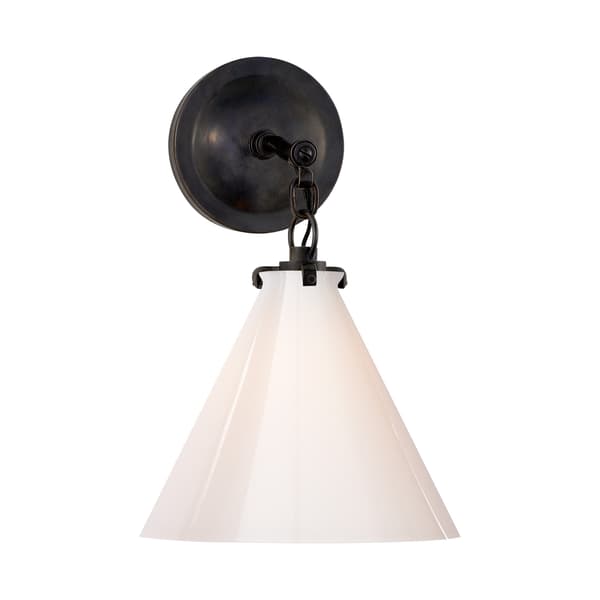 Katie Conical Wall Light Bronze, Light - Andrew Martin