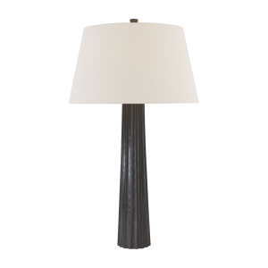 Fluted Spire Table Lamp Iron Table Lamp Aged Iron  Andrew Martin | Bed Sava
