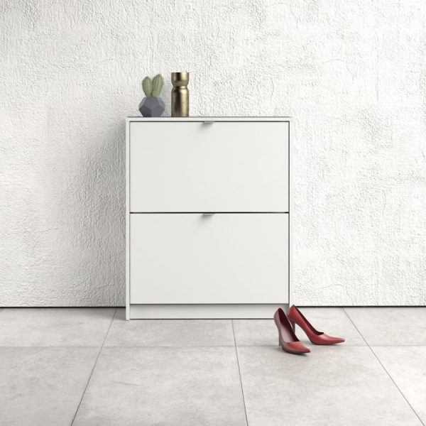 Shoes Shoe Cabinet 2 Flip Down Doors and 2 layers | Bed Sava