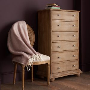 Emporium Tallboy  Weathered Oak | Bed Sava