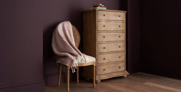 Emporium Tallboy  Weathered Oak | Bed Sava