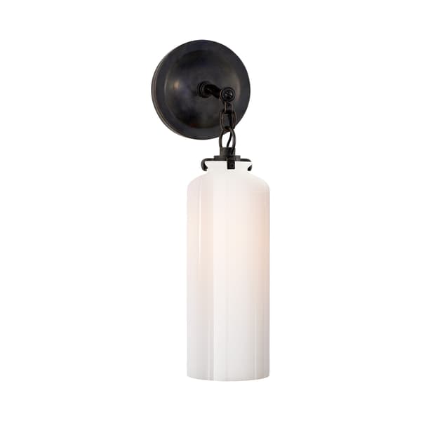 Katie Cylinder Wall Light Bronze, Light - Andrew Martin
