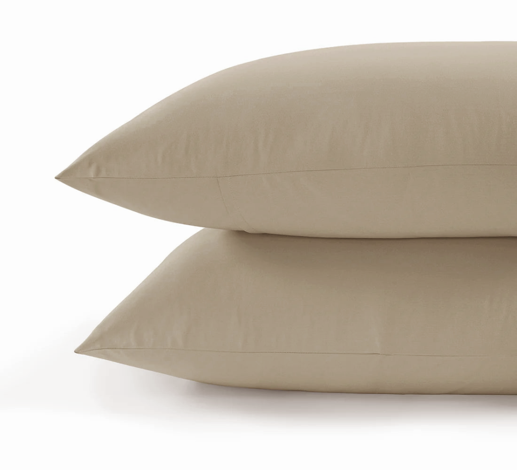 All Season Egyptian Giza Pillowcase - Bone, Super King Oxford (50x90cm) / Bone