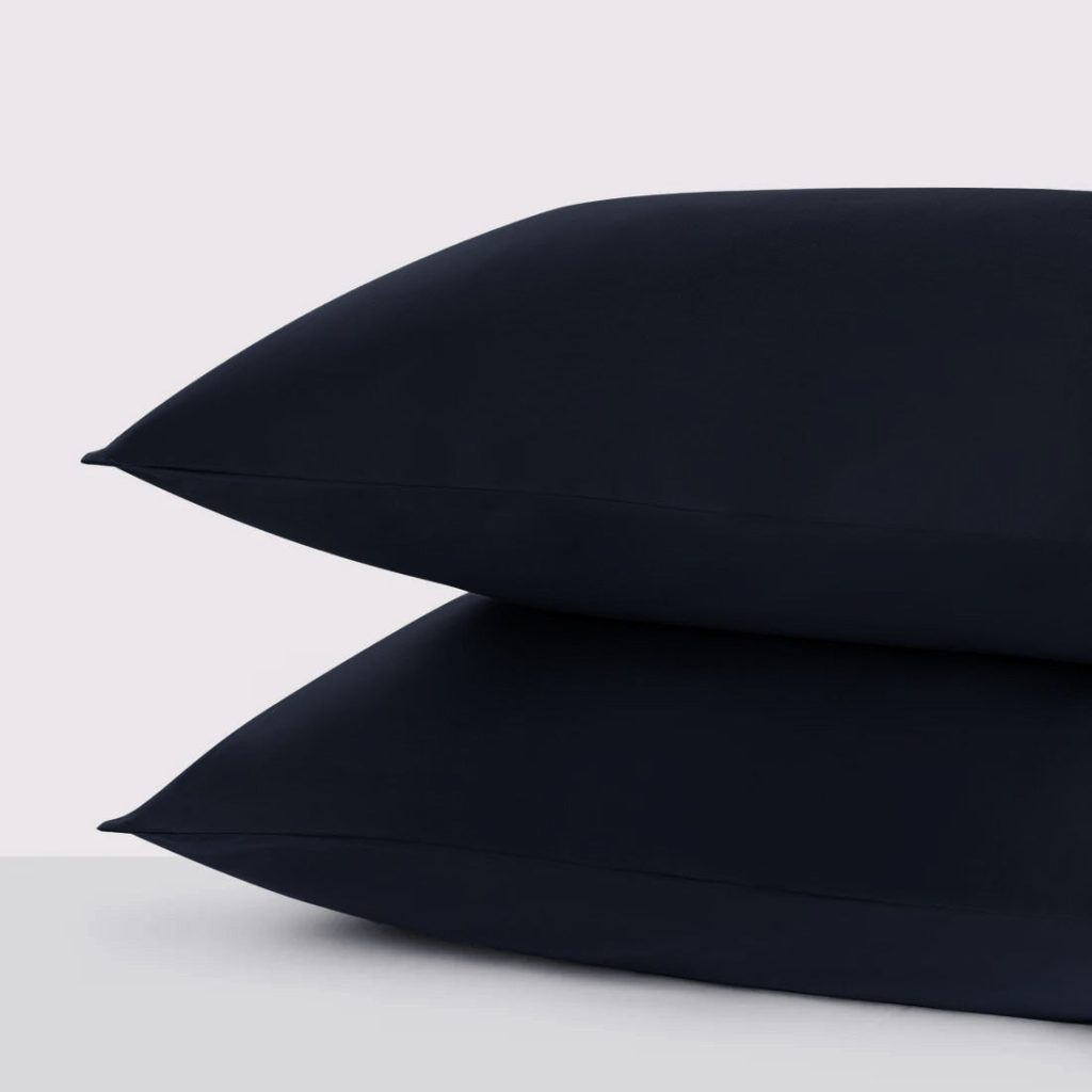 All Season Egyptian Giza Pillowcase - Navy, Super King Standard (50x90cm) / Navy