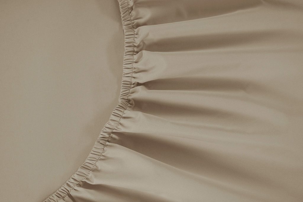 All Season Egyptian Giza Fitted Sheet - Bone, Single / Bone