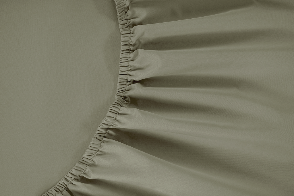 All Season Egyptian Giza Fitted Sheet - Sage, Single / Sage
