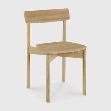 Ethnicraft Oak Dining Chair Risu