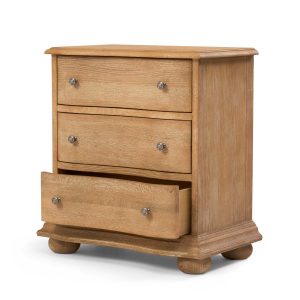 Emporium 3 Drawer Chest  Weathered Oak | Bed Sava