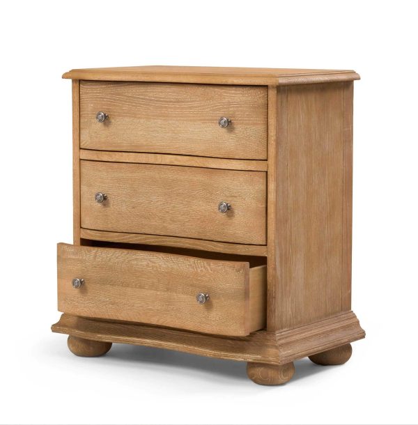 Emporium 3 Drawer Chest  Weathered Oak | Bed Sava