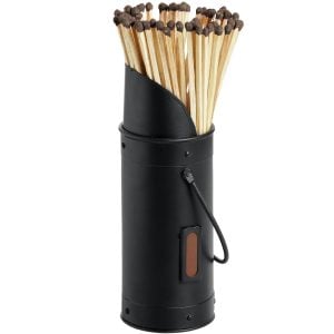 Black Matchstick Holder with 60 Matches | Bed Sava
