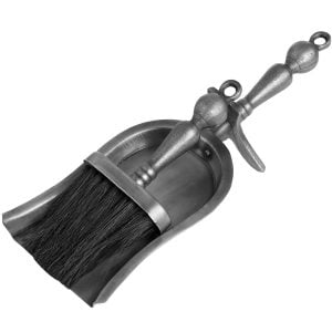 Hearth Tidy Set in Antique Pewter Effect Finish | Bed Sava
