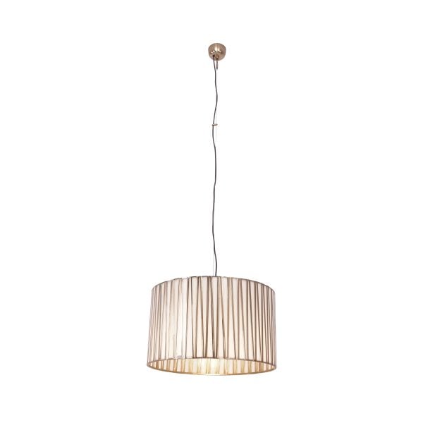 Burgh Opaque Glass Drum Pendant 50x30cm | Bed Sava