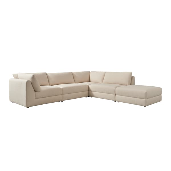 Bundum Section Sofa iin Performance Linen | Large Corner Sofa - Andrew Martin