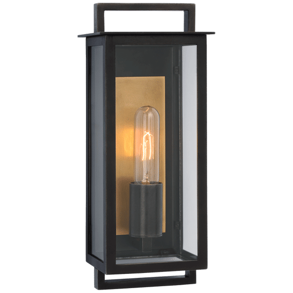 Halle Narrow Wall Light, Small, Black - Andrew Martin