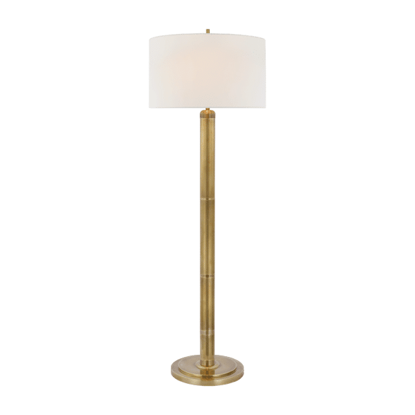 Longacre Floor Lamp Brass, Floor Lamp, Hand-Rubbed Antique Brass - Andrew Martin