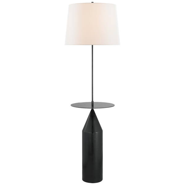 Zephyr Floor Lamp, Floor Lamp, Black/Iron - Andrew Martin